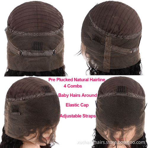 Raw Virgin Human Hair 360 Lace Wig Vendor Cuticle Aligned Southeast Asian Young Girl Water Wave 360 Lace Wigs